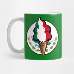 Flag of Mexico funny ice cream Mug